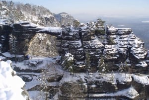 Bohemia & Saxon Switzerland Winter Day Tour from Prague