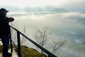 Bohemia & Saxon Switzerland Winter Day Tour from Prague