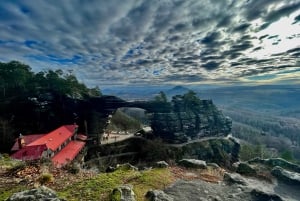 Bohemia & Saxon Switzerland Winter Day Tour from Prague