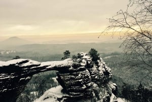 Bohemia & Saxon Switzerland Winter Day Tour from Prague