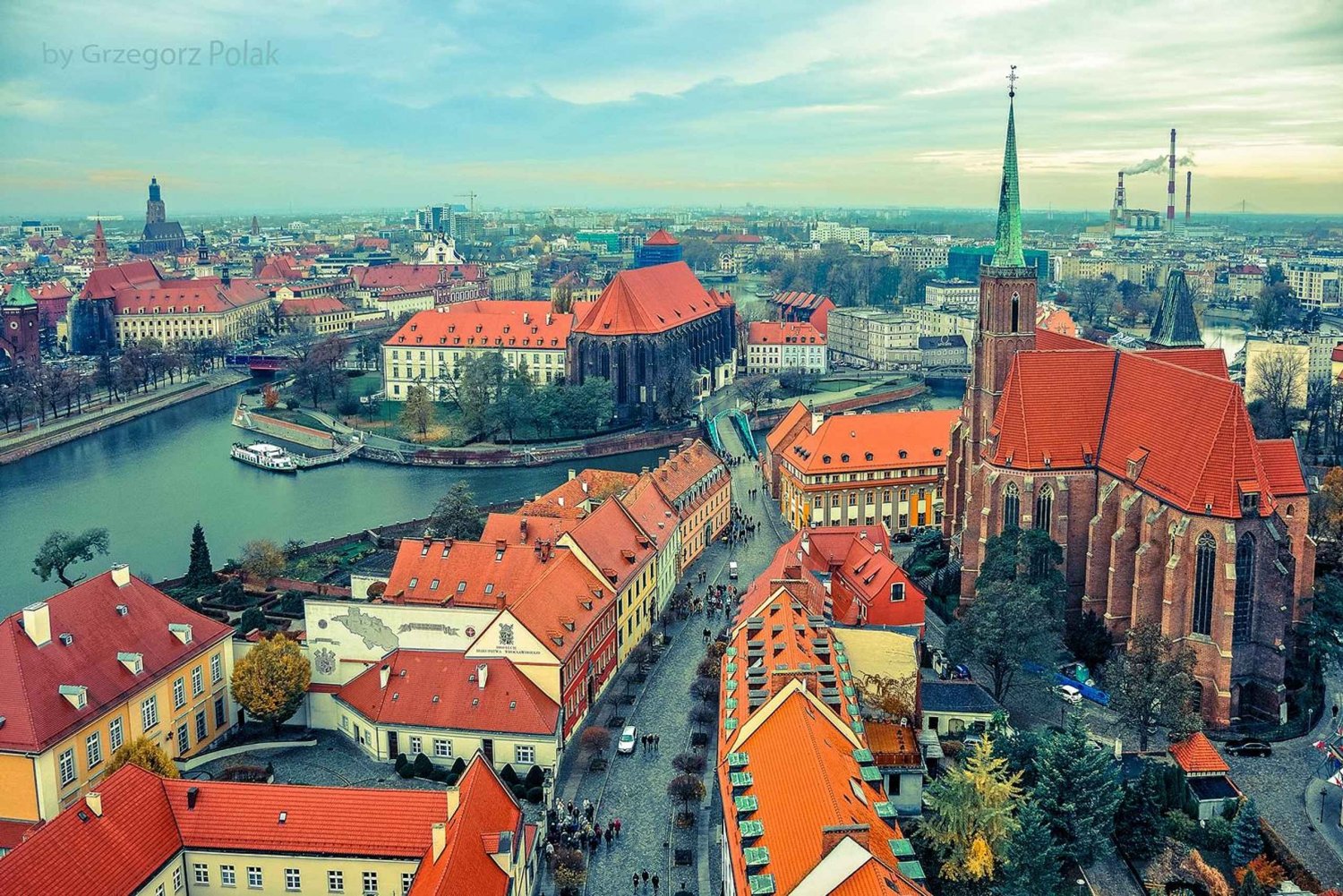 Julemarkeder i Wroclaw fra Praha