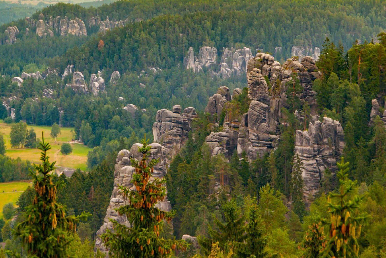 Day Trip to Rock City in Adrspach and Church of Peace