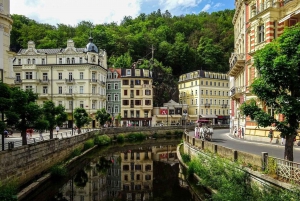 Excursion d'une journée de Prague à Karlovy Vary (région des sources thermales)