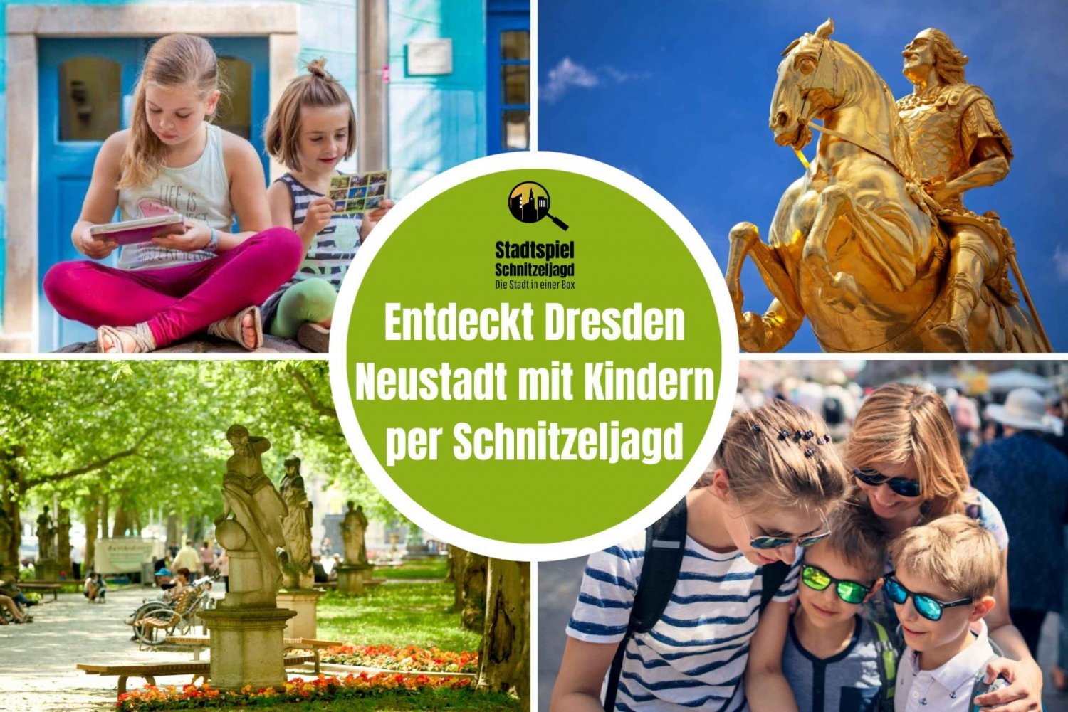 Dresden Neustadt: Scavenger Hunt for børn