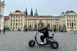 Prag: Geführte Sightseeingtour mit dem Elektro-Dreirad