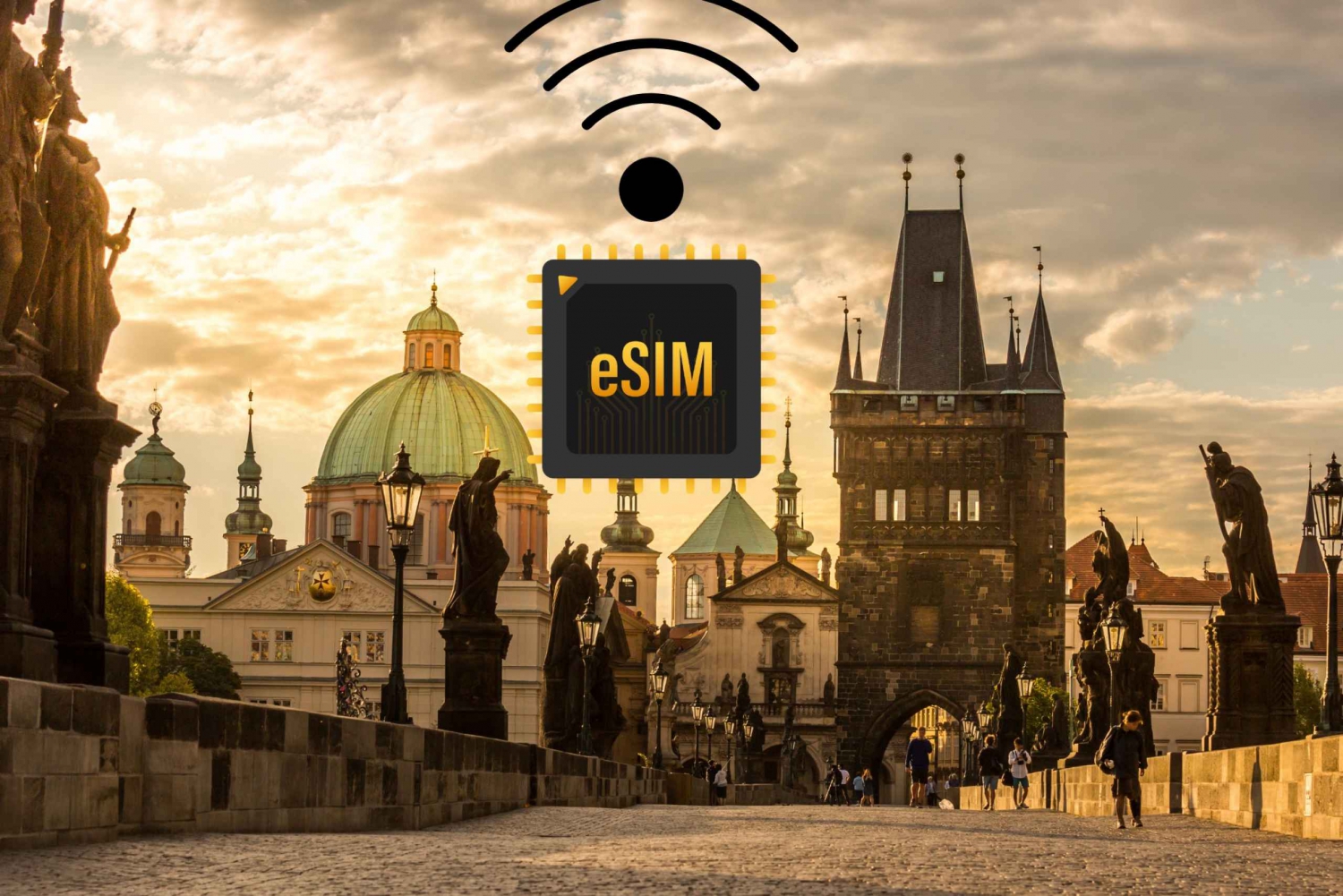 Prag: eSIM Internet Data Plan til Tjekkiet 4G/5G