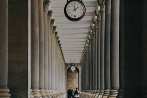 Famous Spa town Karlovy Vary & castle Loket from Prague