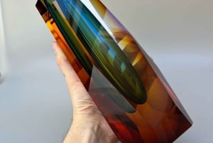 Från Prag: Privat rundtur med lunch i böhmiska glaskristaller