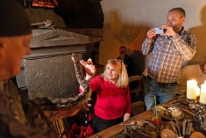 From Prague: Medieval Dinner, Show, Castle and Brewery