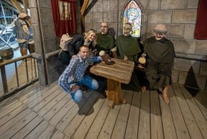 From Prague: Medieval Dinner, Show, Castle and Brewery