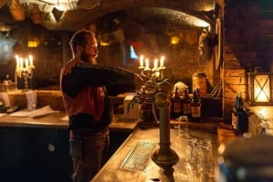 From Prague: Medieval Dinner, Show, Castle and Brewery