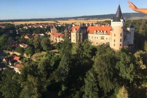 From Prague: Hot Air Balloon Ride with Champagne and Snacks