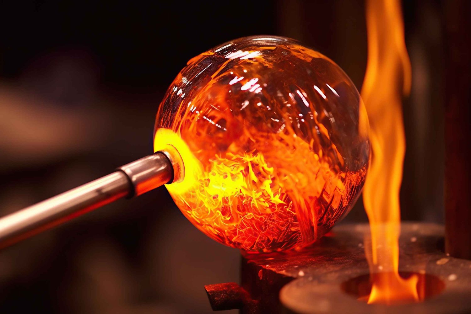 From Prague: Koněprusy Caves and Bohemian Glassworks Tour