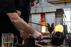 From Prague: Koněprusy Caves and Bohemian Glassworks Tour