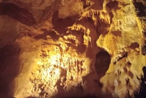 From Prague: Koněprusy Caves and Bohemian Glassworks Tour