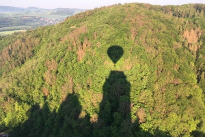 From Prague: Private Hot Air Balloon Flight Karlstejn castle