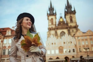 Romantisk fotosession för par i Prag