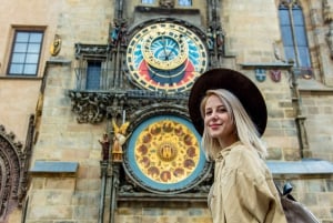 Romantisk fotosession för par i Prag