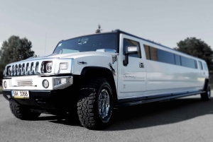 Longue promenade en limousine Hummer ou Cadillac