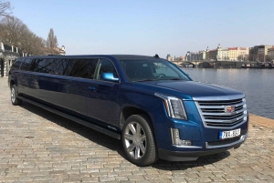 Longue promenade en limousine Hummer ou Cadillac