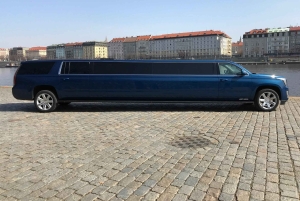 Longue promenade en limousine Hummer ou Cadillac