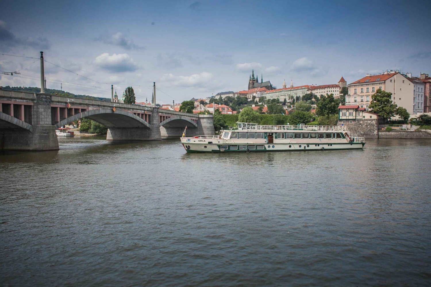 Prague: An unforgettable 2-hour cruise on the Vltava River.