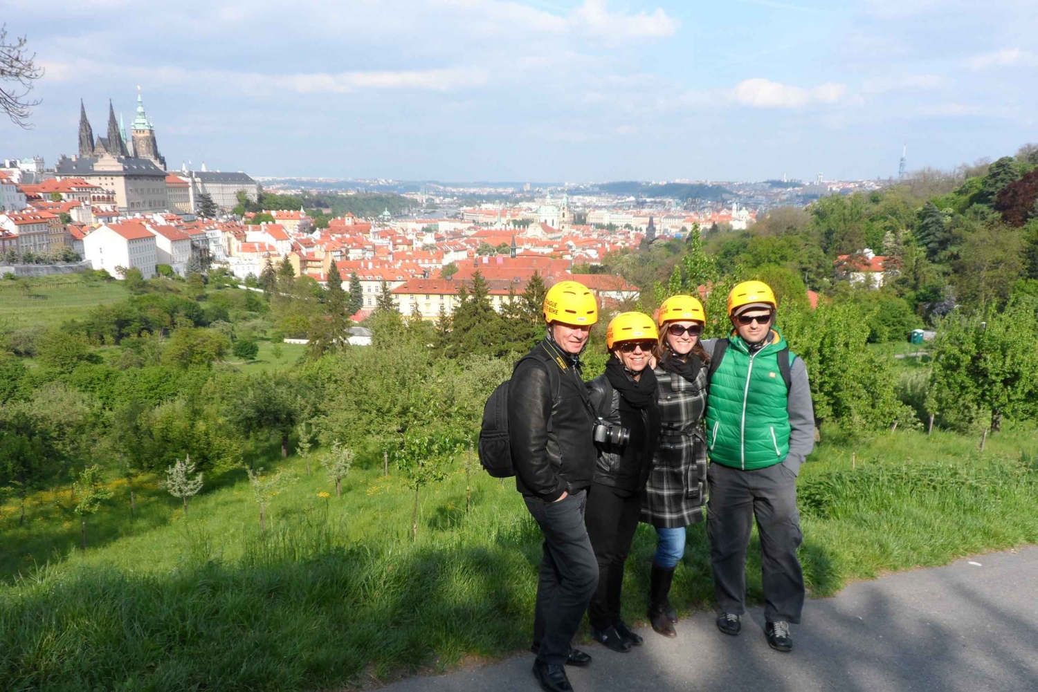 Tour panoramico di Praga di 3 ore in bicicletta elettrica