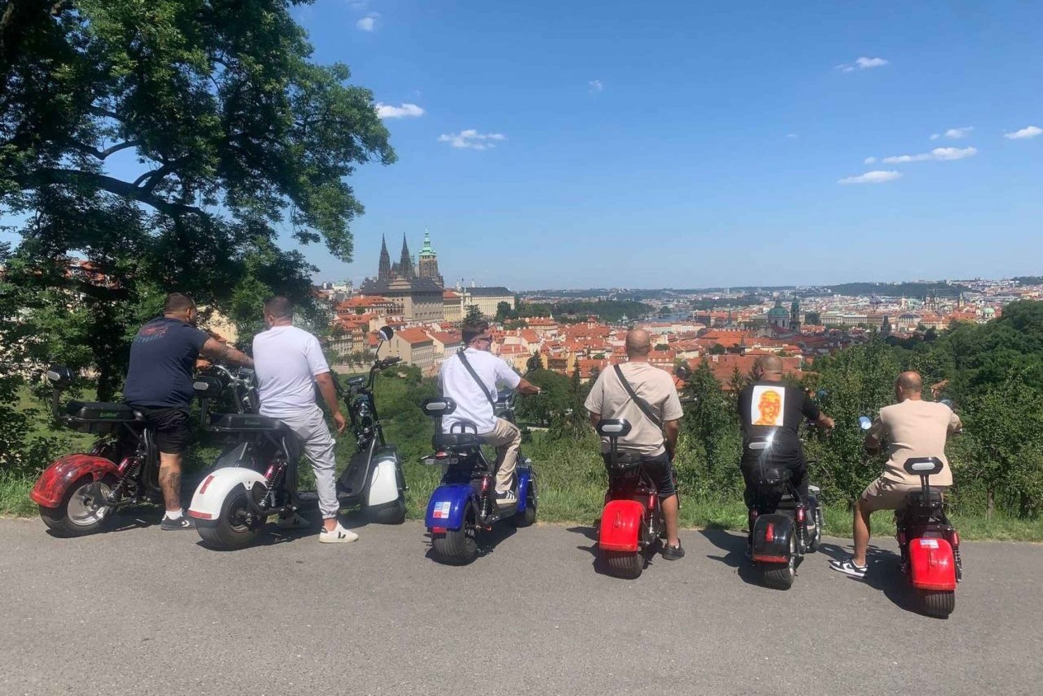 Prague 3H Grand Fat-tire E-scooter Tour with Panoramic views