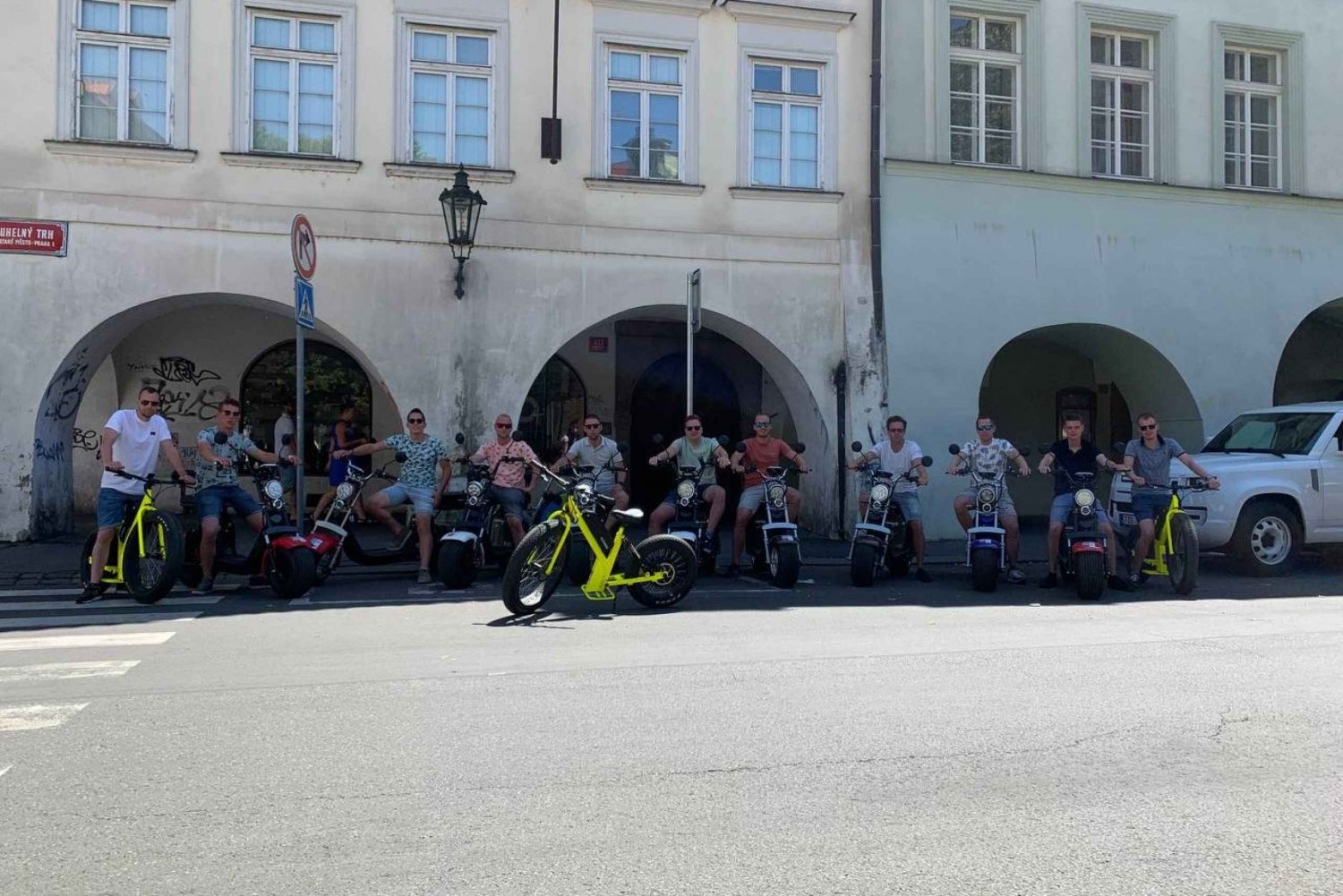 Prague 3 Hours Grand Fat-tire E-scooter Tour