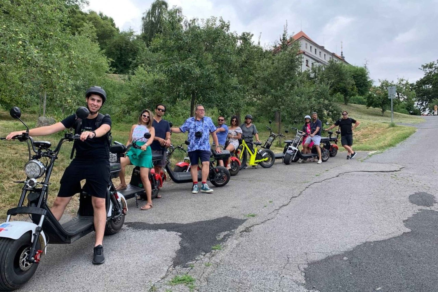 Prague 3 Hours Grand Fat-tire E-scooter Tour