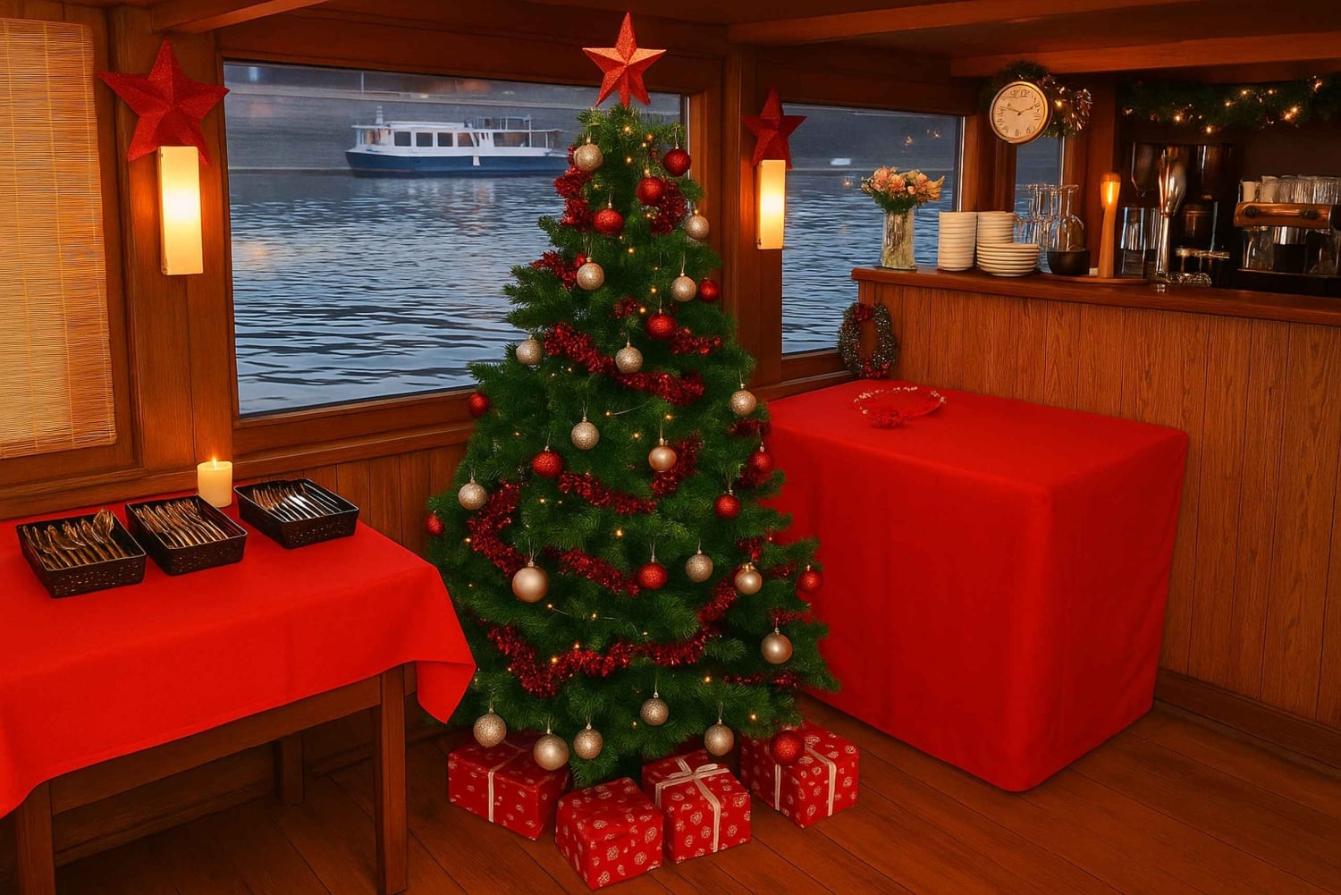 Praha: Joulun aikaan veneristeily makeisten ja kuumien juomien kera