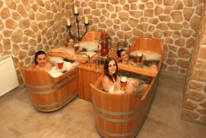 Prague: Beer Spa Bernard with Beer and Massage Option