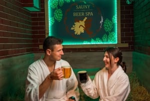 Prague: Beer Spa Experience with Unlimited Beer and Sauna