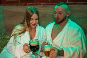 Prague: Beer Spa Experience with Unlimited Beer and Sauna