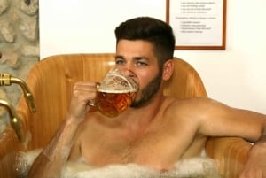 Prague: Bernard Beer Spa with Beer and Massage Option