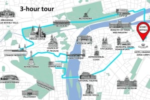 Prague: Bike or E-Bike City Tour with A Local Guide