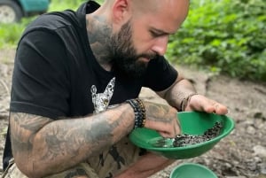 Bohemian Uplands: Garnet panning, Farm & Local Lunch&Beer