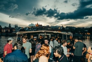 Prague: Booze Cruise with Open Bar, DJ and Best Club Entry