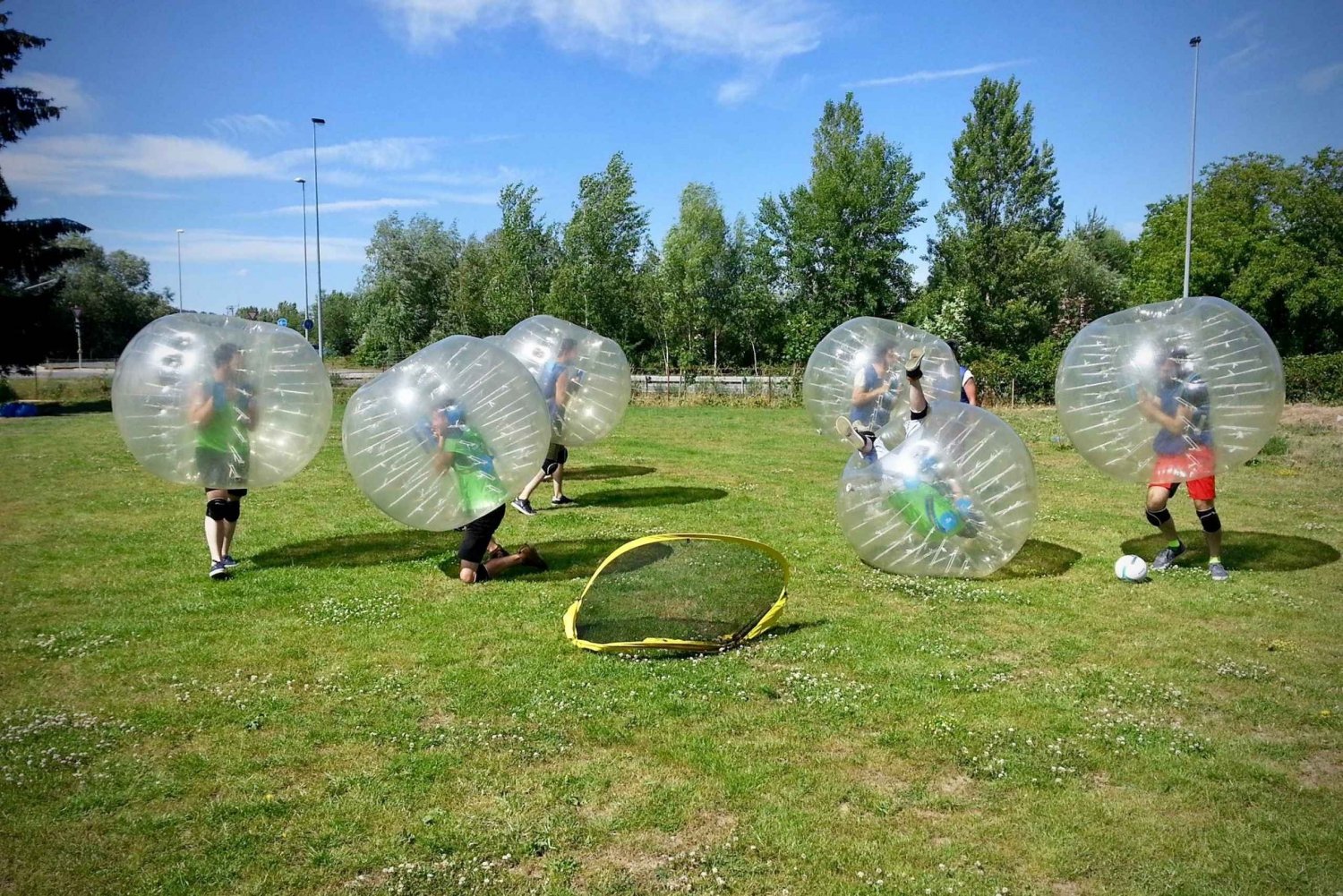 Prague: Bubble Football and Archery Combo Experience
