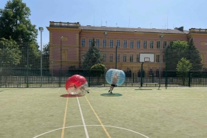 Prag: Bubbles Fußball in der Prager Innenstadt