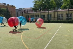 Prague: Bubbles football - Zorb Football in centrum