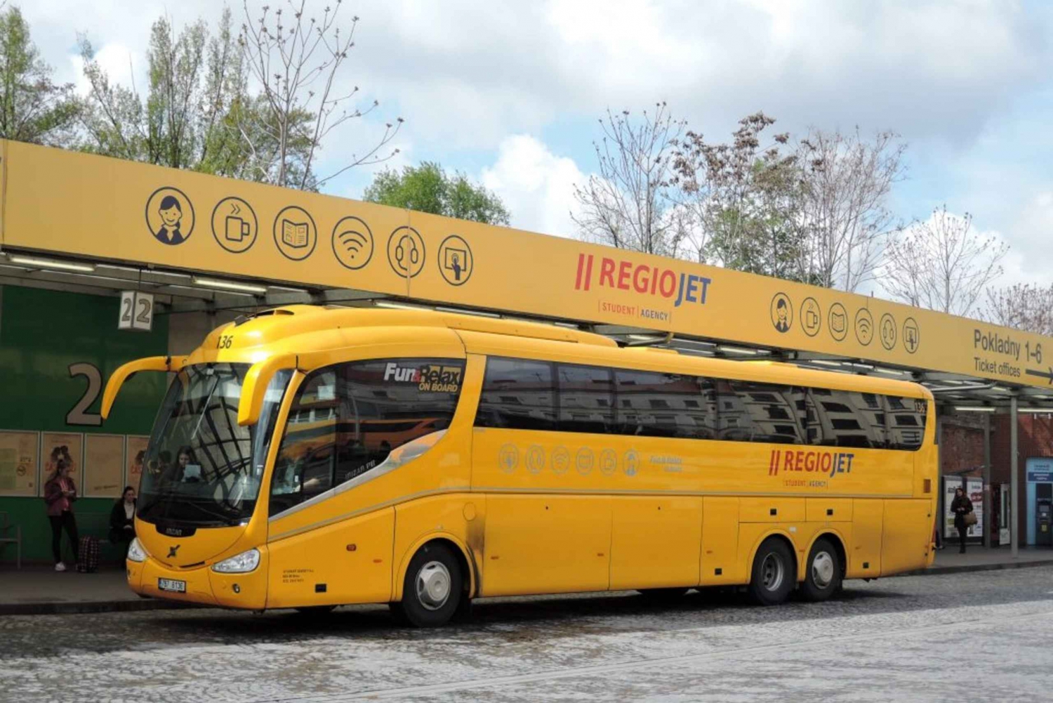 Prag: Busstransfer till/från Berlin Center