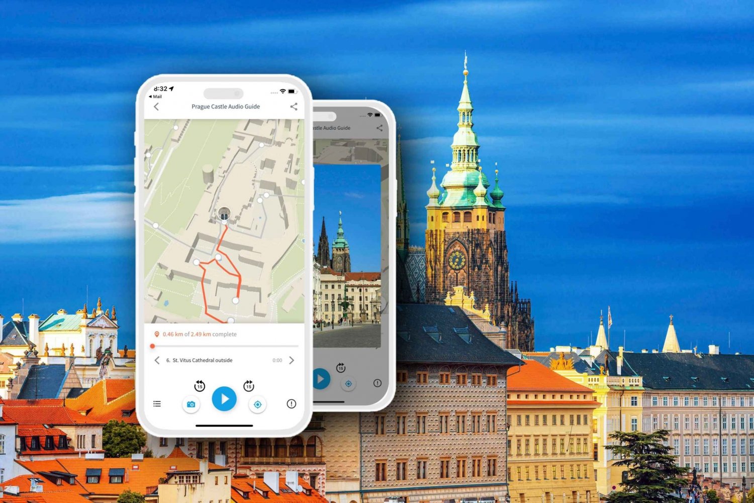 Prague Castle: audio guide in your smartphone