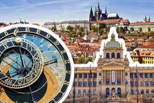 Prague: Castle, National Museum & Town Hall Tickets & Audio