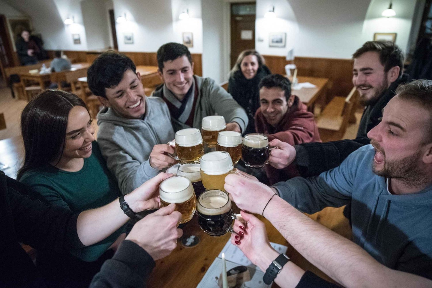 Prague: Castle Side Breweries and Pubs Guided Walking Tour