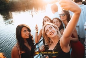 Prague: Christmas Santa Claus Boat Party + Epic Club After Party