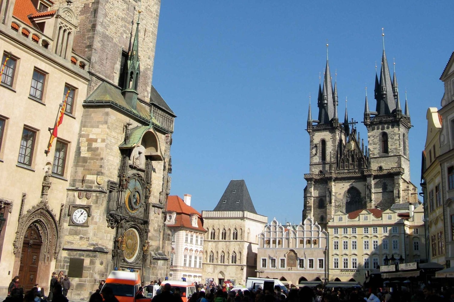 プラハ市：バスで行く1時間のオリエンテーションツアー