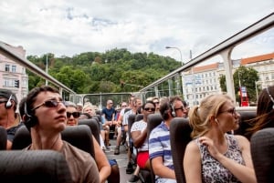 Prague: City Sightseeing HOHO Bus Tour & Optional Boat Tour