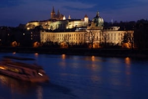 Prague: City Tour and Dinner Cruise with Hotel Pickup