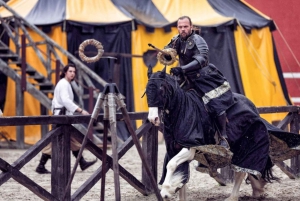 Prague: Medieval Show, Castle, Brewery tour and Hotel pickup